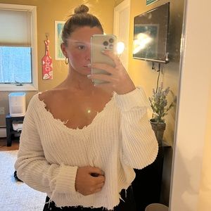 Forever 21 Off shoulder Sweater - M